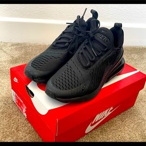 Nike Air Max 270 (GS) Triple Black Size 5.5
